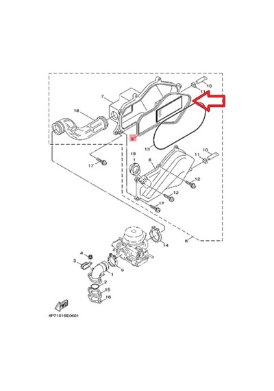 Yamaha Cygnus Rs 125 Hava Filtresi 5Wg-E4451-00