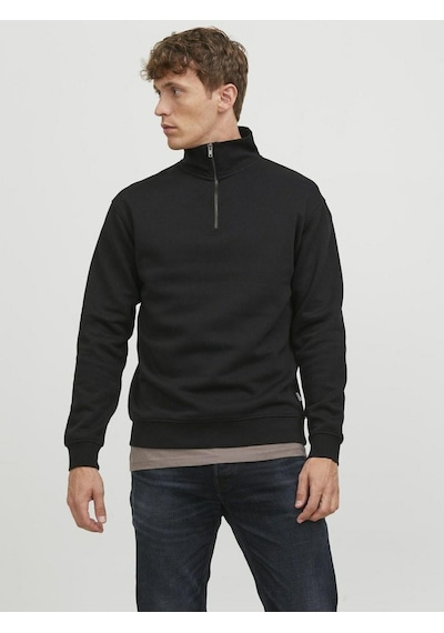 Jack & Jones 12250747 Erkek Siyah Sweatshirt