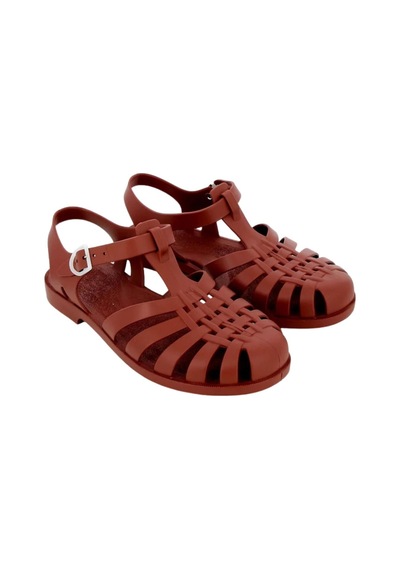 Meduse Sunmif Mat Terracotta Kadın Sandalet-14525 Toprak Rengi