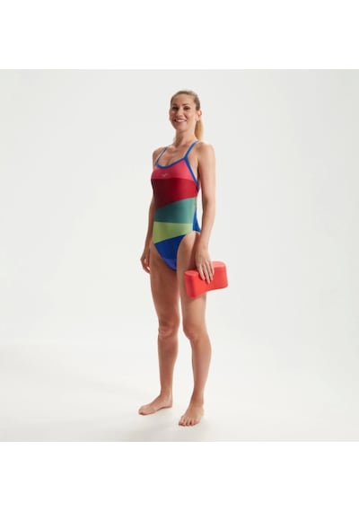Speedo Placement Digital Turnback Kadın Yüzücü Mayosu Kırmızı-yeşil Kırmızı-yeşil Speedo Placement Digital Turnback Kadın Yüzücü Mayosu Kırmızı-yeşil Kırmızı-yeşil