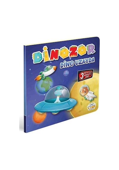 Dinozor Dino Uzayda - 3 Boyutlu Hareketli Kitap