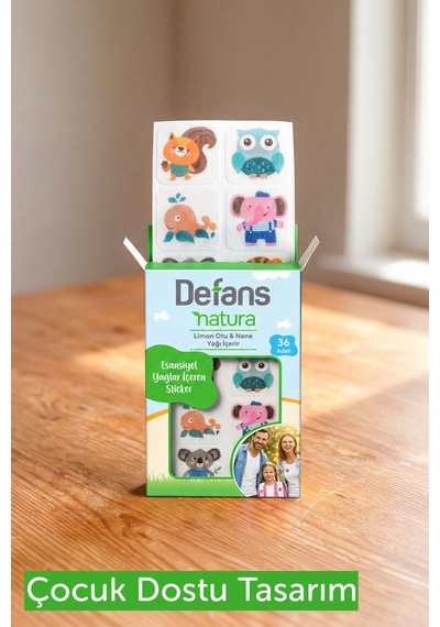 Defans Natura Esansiyel Yağlar İçeren Sticker 3'lü