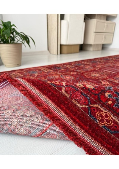 Andromeda Halı Artline Serisi H0188c Salon Oturma Yatak Odası Halısı Kırmızı