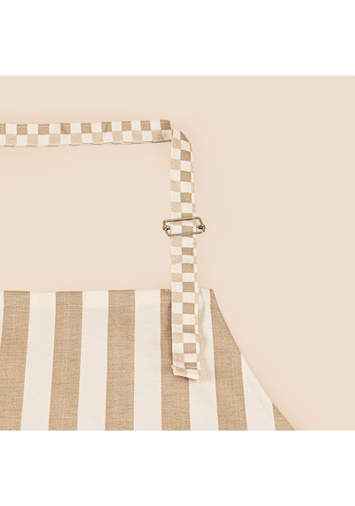 Soft Riga Mutfak Önlüğü - Bej / Ekru - 54x78 Cm Çok Renkli