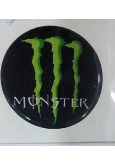 Monster Energy Koruma Takozu Damla Etiket Sticker Ø39mm