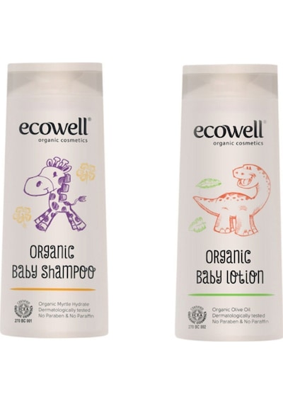 Ecowell Organik Bebek Bakım 2'li Set