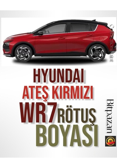 Hyundai Bayon Wr7 Ateş Kırmızı Rötuş Boyası 20 Ml  Renk Uyumu