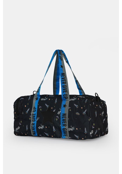 İcone Bag Çocuk Yıldız Logolu Spor Çanta, Çocuk Spor Çanta, Fermuarlı Detaylı Çocuk Spor Çanta Çok Renkli