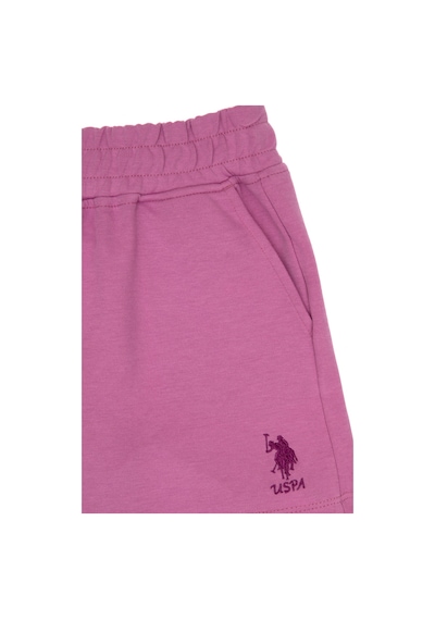 U.s. Polo Assn. Kız Çocuk Fuşya Şort Örme 50306279-vr023 Fusya Fuşya
