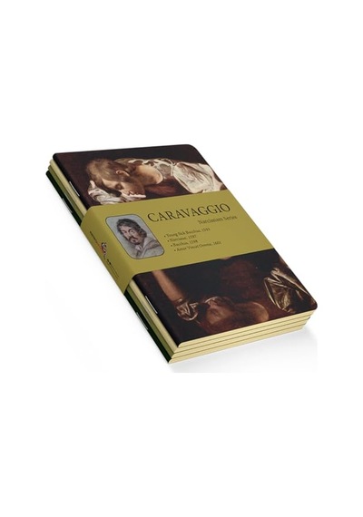 Narcissism Series - A5, Caravaggio 4'lü Defter Seti I, Çizgisiz, Toplam 256 Sayfa, Her Biri 64 Sayfa, Tel Dikiş, Esnek Kapak, Oval Kenar, Tuval Doku, 60 Gram, Sarı Krem Renk Açık Gri Narcissism Series - A5, Caravaggio 4'lü Defter Seti I, Çizgisiz, Toplam 256 Sayfa, Her Biri 64 Sayfa, Tel Dikiş, Esnek Kapak, Oval Kenar, Tuval Doku, 60 Gram, Sarı Krem Renk Açık Gri
