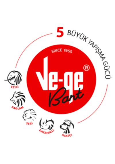 Ve-ge Vege Koli Bandı 45x100 Metre - 2 Adet