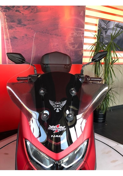 Nmax 125 155 Abv Ön Tur Camı Siyah