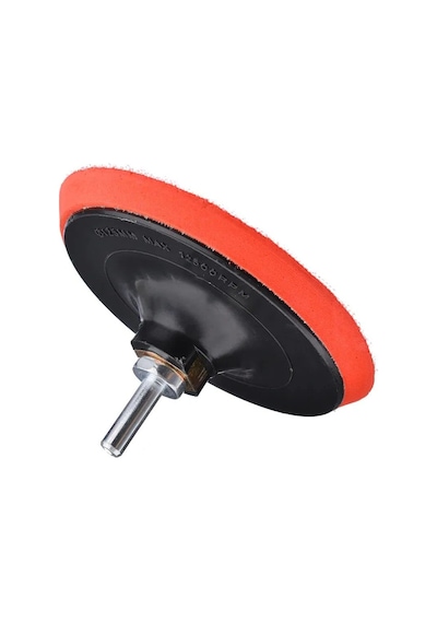 Telvesse Cırt Zımpara Deliksiz Avuç Taşlama Cırt Taban Altlığı 115 Mm M14 + Matkap Aparatı