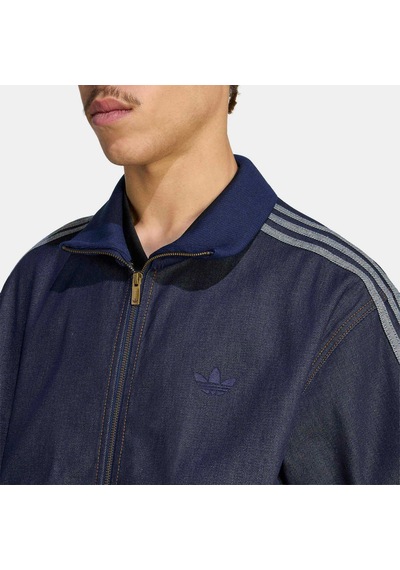 Adidas Firebird Adicolor Raw Erkek Mavi Jean Ceket Ks4971