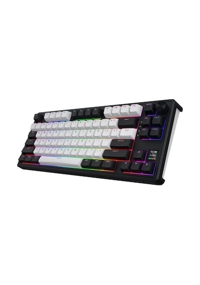 Skyfall Mag Ultima Wireless White-black %80 Aurum Ice Sw 8khz He Rgb Kablosuz Klavye Htk3880
