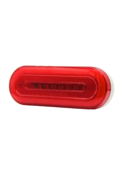 Ahmet Otomotiv Çeray Kırmızı Neon Ortadan Sinyalli Gizli Vidalı Led Lamba 12v-24v