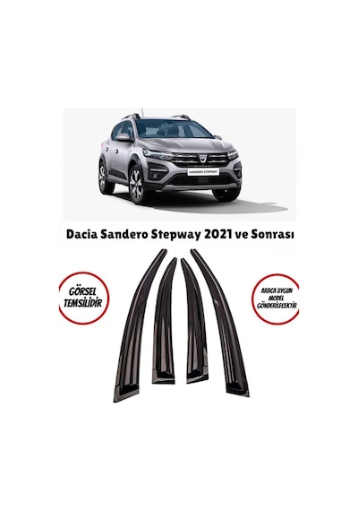 Dacia Sandero Stepway Cam Rüzgarlığı 2021 Ve Sonrası