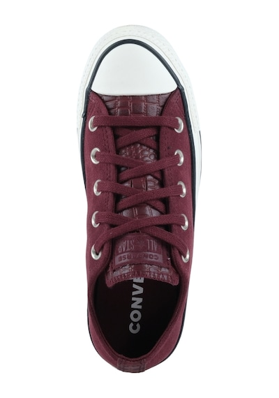 Converse Chuck Taylor All Star Crocodile Kadın Bordo Spor Ayakkabı A19745c.625 Bordo