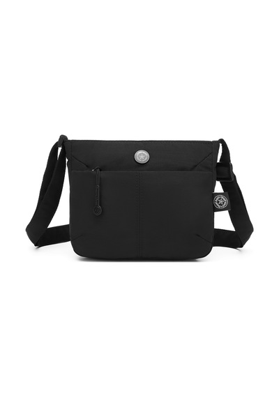 Smart Bags Siyah Ultra Hafif Kumaş Günlük Küçük Boy Kadın Çapraz Çanta