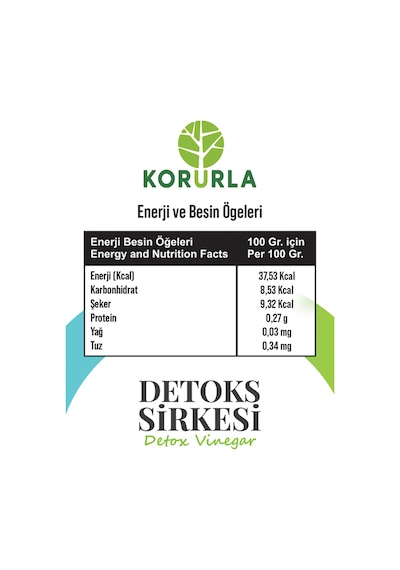 Detoks Sirkesi Doğal Fermantasyon 250ml