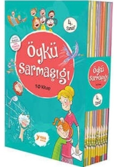 Öykü Sarmaşığı 4.Sınıf Hikaye 10 Kitap Seti Renkli Resimli