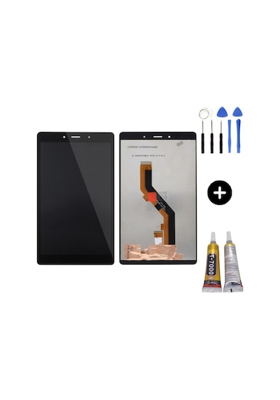 Samsung Galaxy Tab A8 Sm-t295 Uyumlu Dokunmatik Set Siyah + Montaj Seti