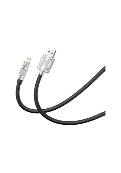 Nb227 6a Hızlı Şarj Kablosu Usb-a To Lightning Silikon Çinko Alaşımlı Dayanıklı 1.2m İphone Uyumlu