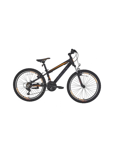 Bisan Cooper Çocuk Bisikleti 28 Cm V 20 Jant 21 Vites Mat Siyah Turuncu Çok Renkli