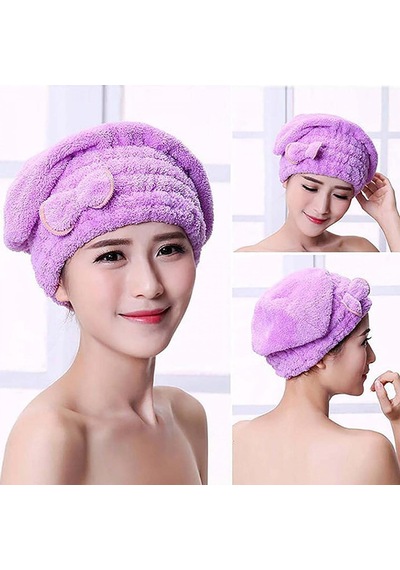 Saç Havlusu, Çabuk Kuruyan Mikrofiber Saç Kurutma Bonesi