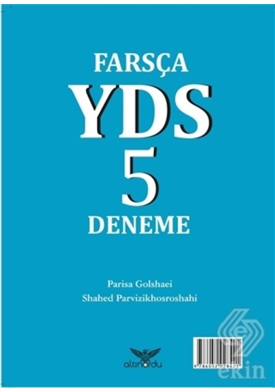 Farsça YDS 5 Deneme  -  Paris Golshaei  -  Altınordu