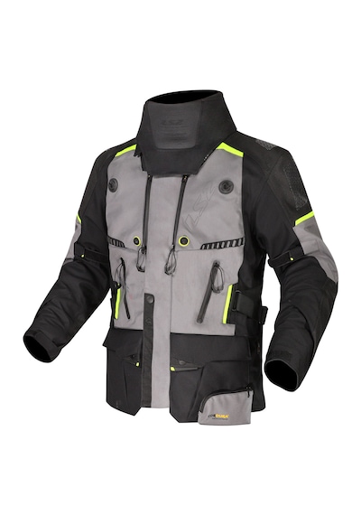 Ls2 Apollo Siyah-gri-neon Sarı 4 Mevsim Motosiklet Montu