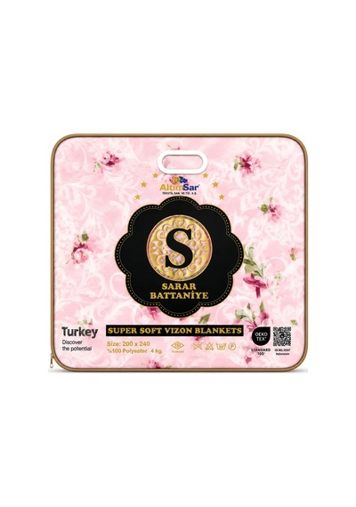 Sarar 4kg Kabartmalı Emboss Battaniye Çift Kişilik 200x240 8