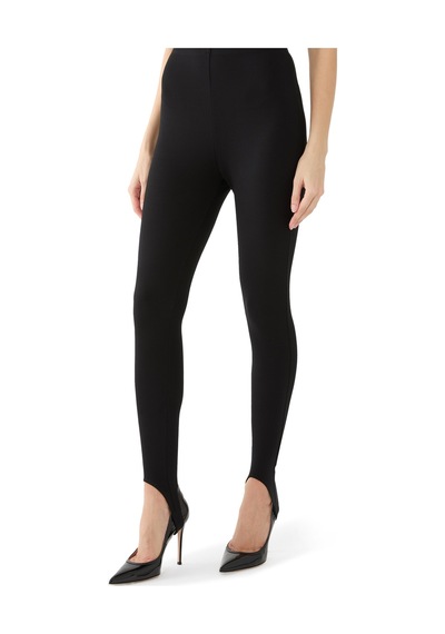 Lesétres Şık Rahat Stirrup Pantolon Siyah