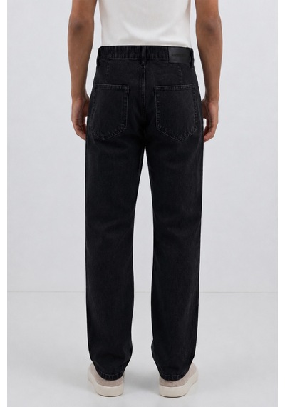 Antioch Tapered Fit Erkek Jean Siyah