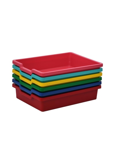 Plastik Çekmece 25x35x7 Cm Kırmızı