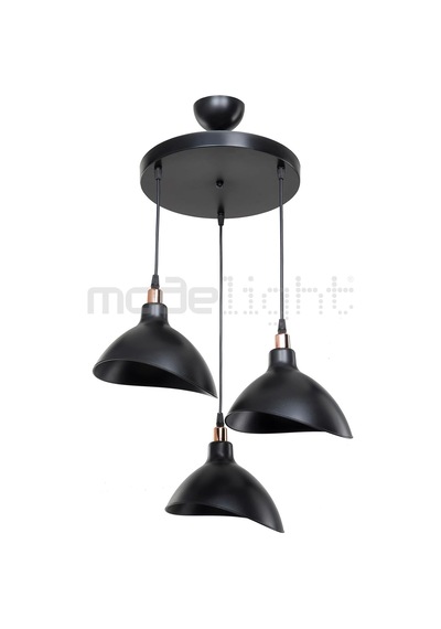 Ag Lightdesign Siyah Sarkıt Avize Yatak Odası Salon Mutfak Koridor Lamba 22 Agnm42 Çok Renkli