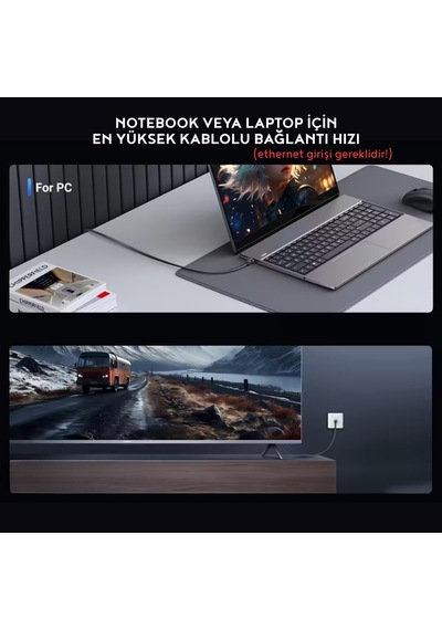 Cat 8 Ethernet Kablosu Lan Kablo 40gbps 2000mhz Süper Hızlı Ağ Kablosu Gigabit Pc, Laptop, Ps5/4, Steam Deck, Xbox, Switch 5 Metre