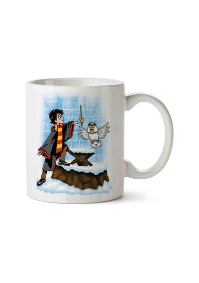 Hp Wand And The Wizard İki Tarafı Baskılı Kupa Bardak Çok Renkli