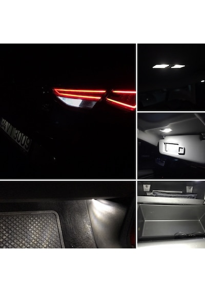 T10 Kırmızı Led Ampul 24 Smd Canbus