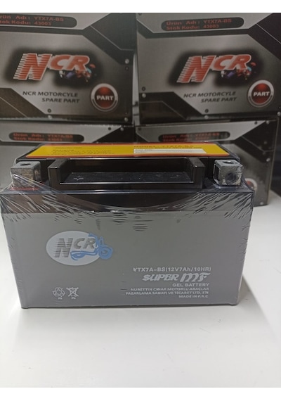 Ncr Ytx7a-bs Scooter 125/150 Yatık Akü