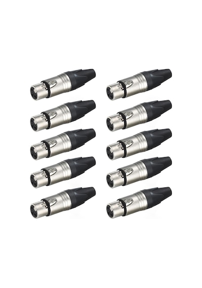 Losen La1031-1 Xlr 3-pin Dişi Konnektör 10 Lu Paket