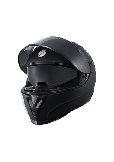 Scoyco Double Vizörlü Full Face Ce Motosiklet Kaskı Siyah