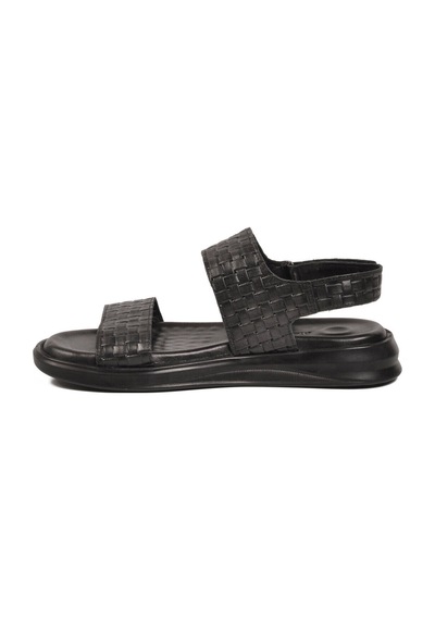 Pierre Cardin Siyah Lastikli Hafif Erkek Günlük Sandalet Pc-7334 M