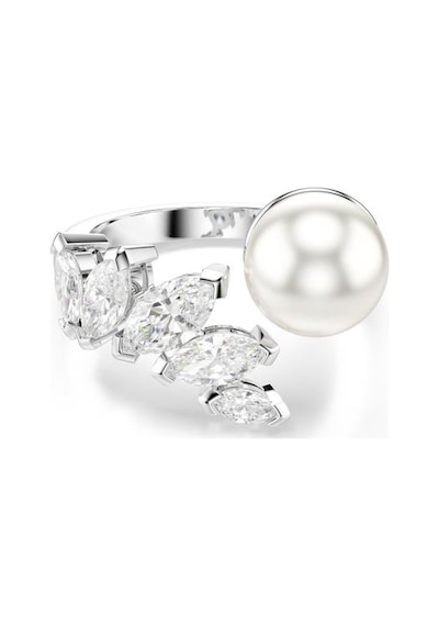Swarovski 5748012 Yüzük Mesmera:rıng Pearl Whı/rhs 55 Metalik Ayarlanabilir