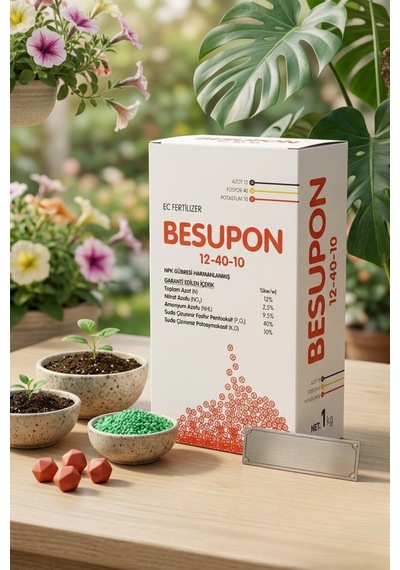 Besupon 12-40-10 Npk Gübresi Harmanlanmış 1 Kg 1 KG