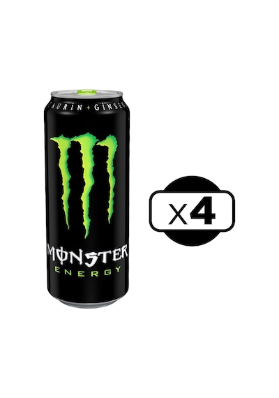 Monster Energy Enerji İçeceği 4 x 500 ML