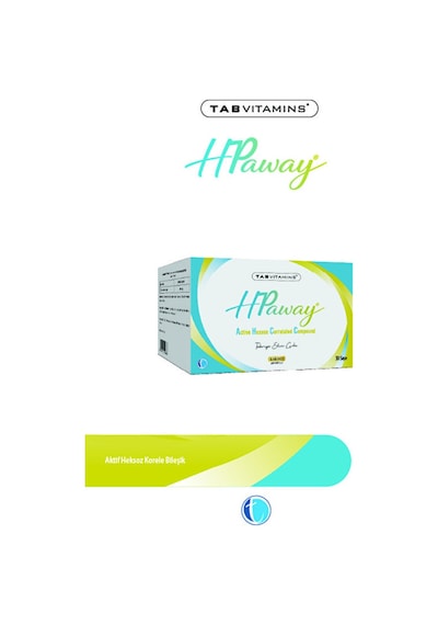 Tabvitamins Hpaway Aktif Heksoz Korele Bileşik Ahcc 30 Saşe