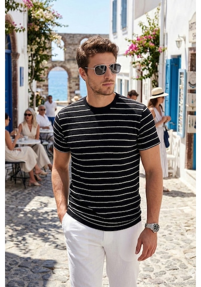 Buratti Erkek T Shirt 5904039 Siyah Siyah
