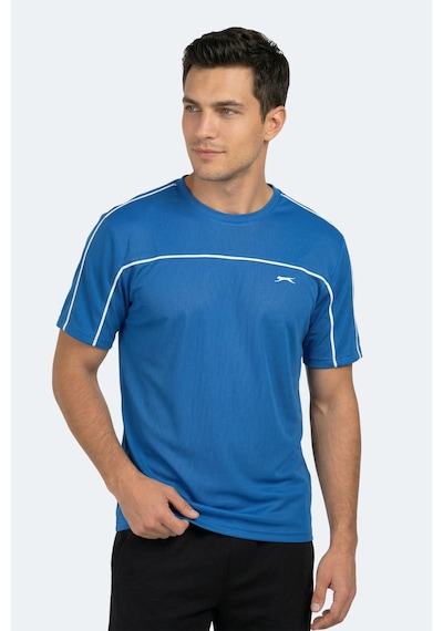 Slazenger Revıve Erkek Saks Mavi Tişört