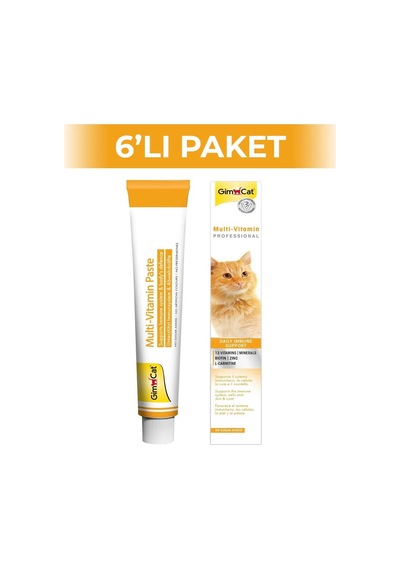 Gimcat Multivitamin Paste Kedi Macunu 6 x 100 G